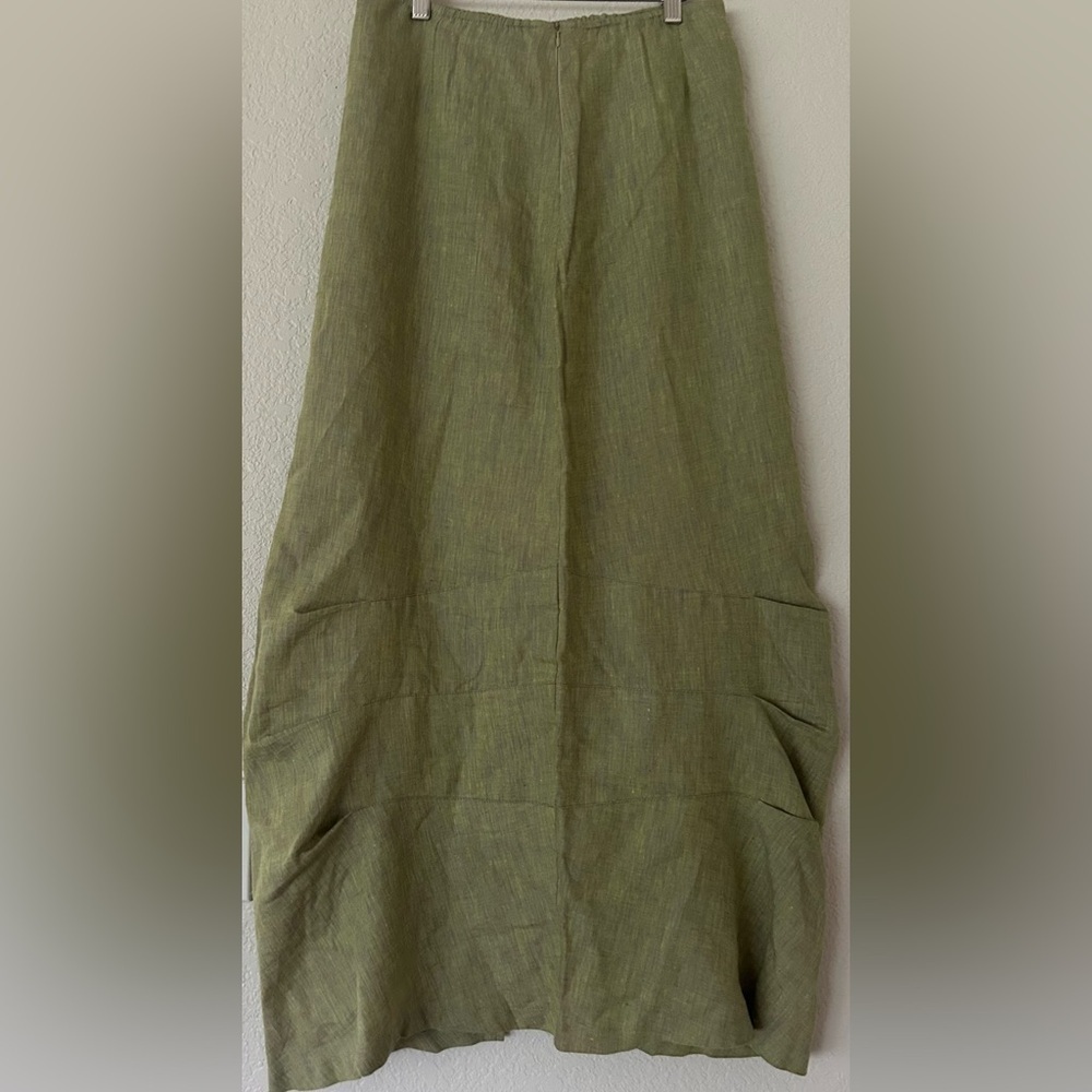 Hanna for La Journee linen skirt